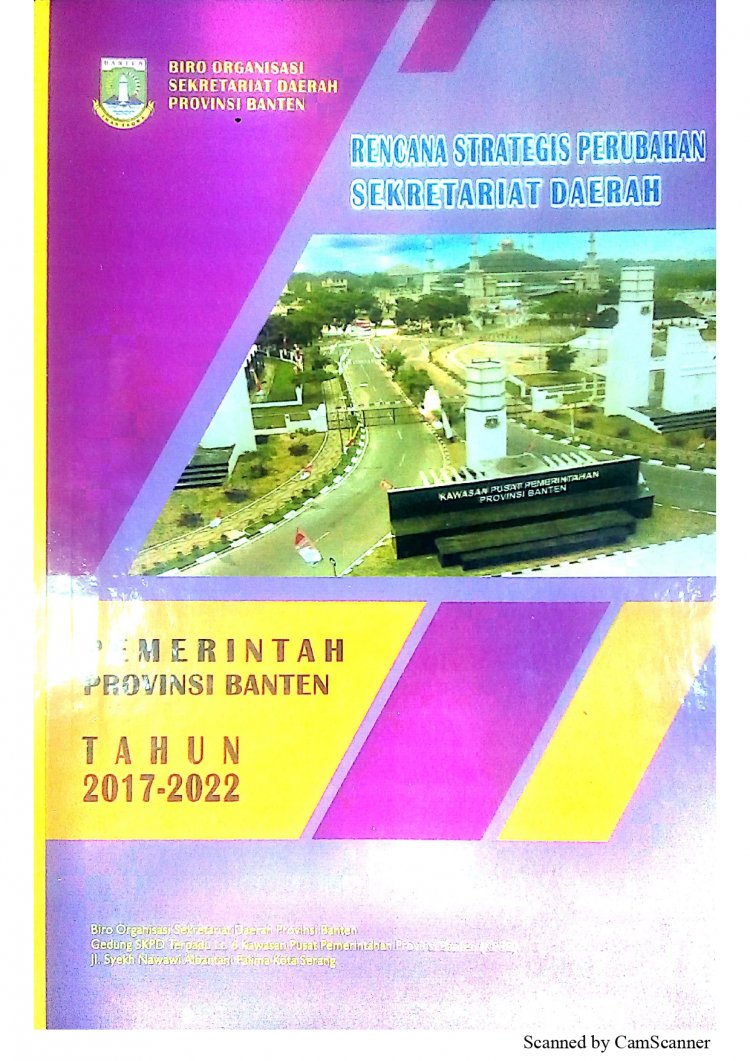 Renstra Sekretariat Daerah Provinsi Banten Tahun 2017–2022