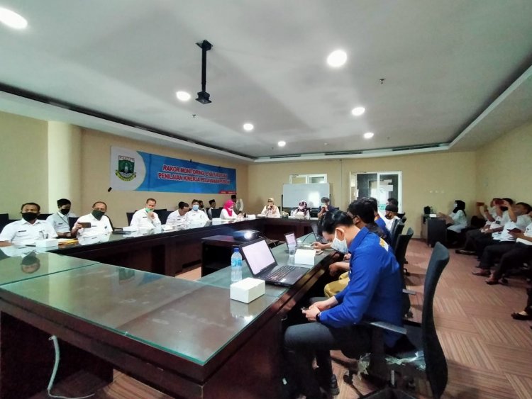 Rakor Monitoring Evaluasi dan Penilaian Kinerja Pelayanan Publik