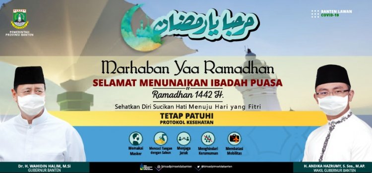 Pemprov Banten Ucapkan Selamat Menunaikan Ibadah Puasa