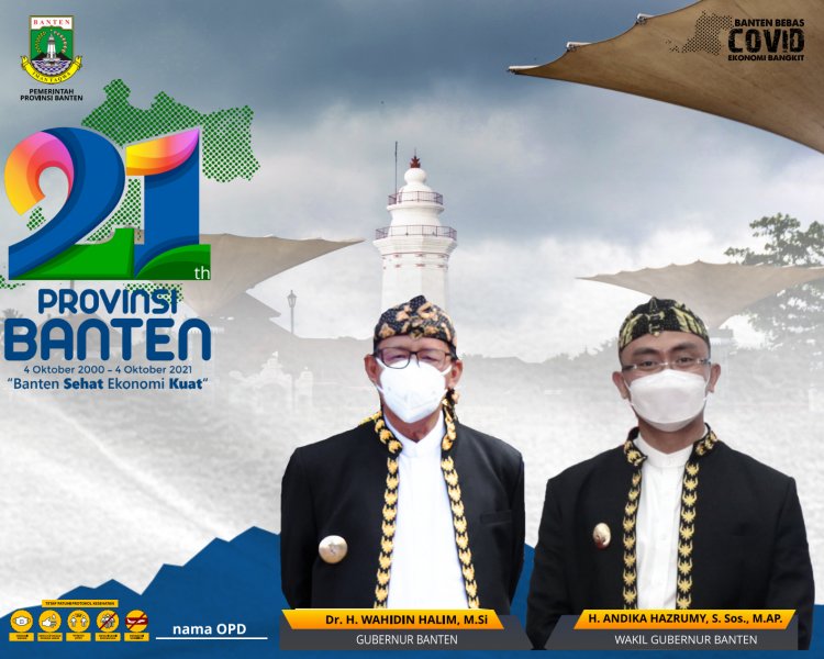 UCAPAN HUT PROVINSI BANTEN 21 BIRO ORGNANISASI DAN REFORMASI BIROKRASI