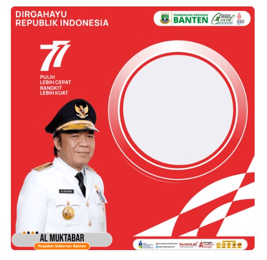 AYOOOO !!! Gunakan Twibbonize HUT RI ke 77