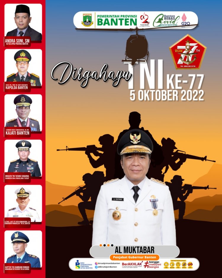 Dirgahayu TNI Ke-77 (5 Oktober 2022)