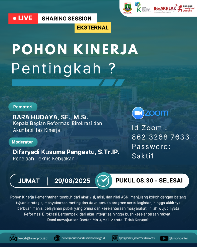 Sharing Session Eksternal "POHON KINERJA PENTINGKAH ?"