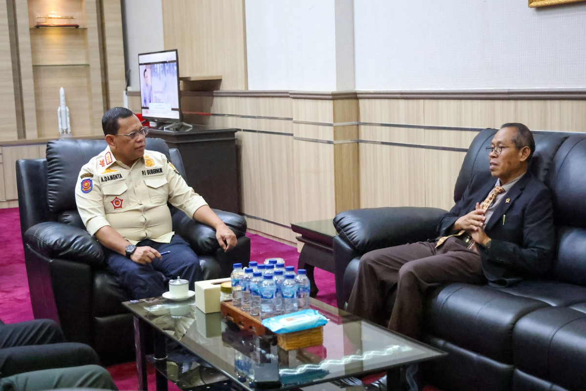 Pj Gubernur A Damenta Terima Kunjungan Ketua Pengadilan Tinggi Banten