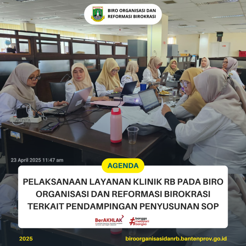Pelaksanaan Layanan Klinik Reformasi Birokrasi (Klinik RB)
