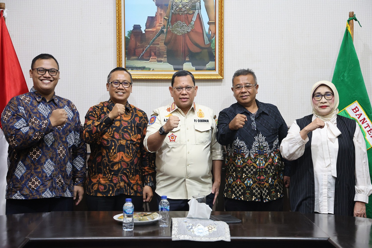 Pj Gubernur Banten A Damenta Terima Rombongan Unpam Kampus Serang