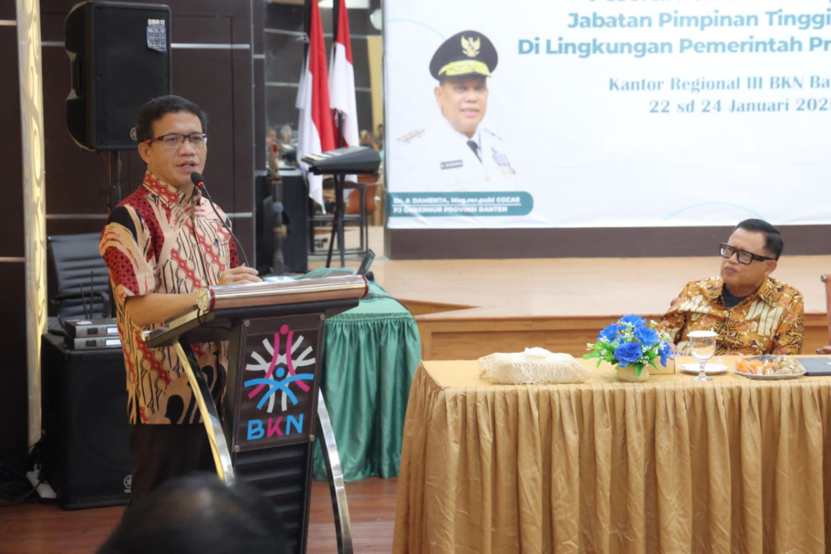 Plh Sekda Banten Nana Supiana: Pemprov Banten Komitmen Terapkan Merit Sistem Pada Manajemen ASN