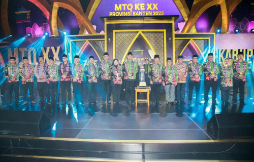 Pj Gubernur Al Muktabar Membuka MTQ XX Tahun 2023 Provinsi Banten