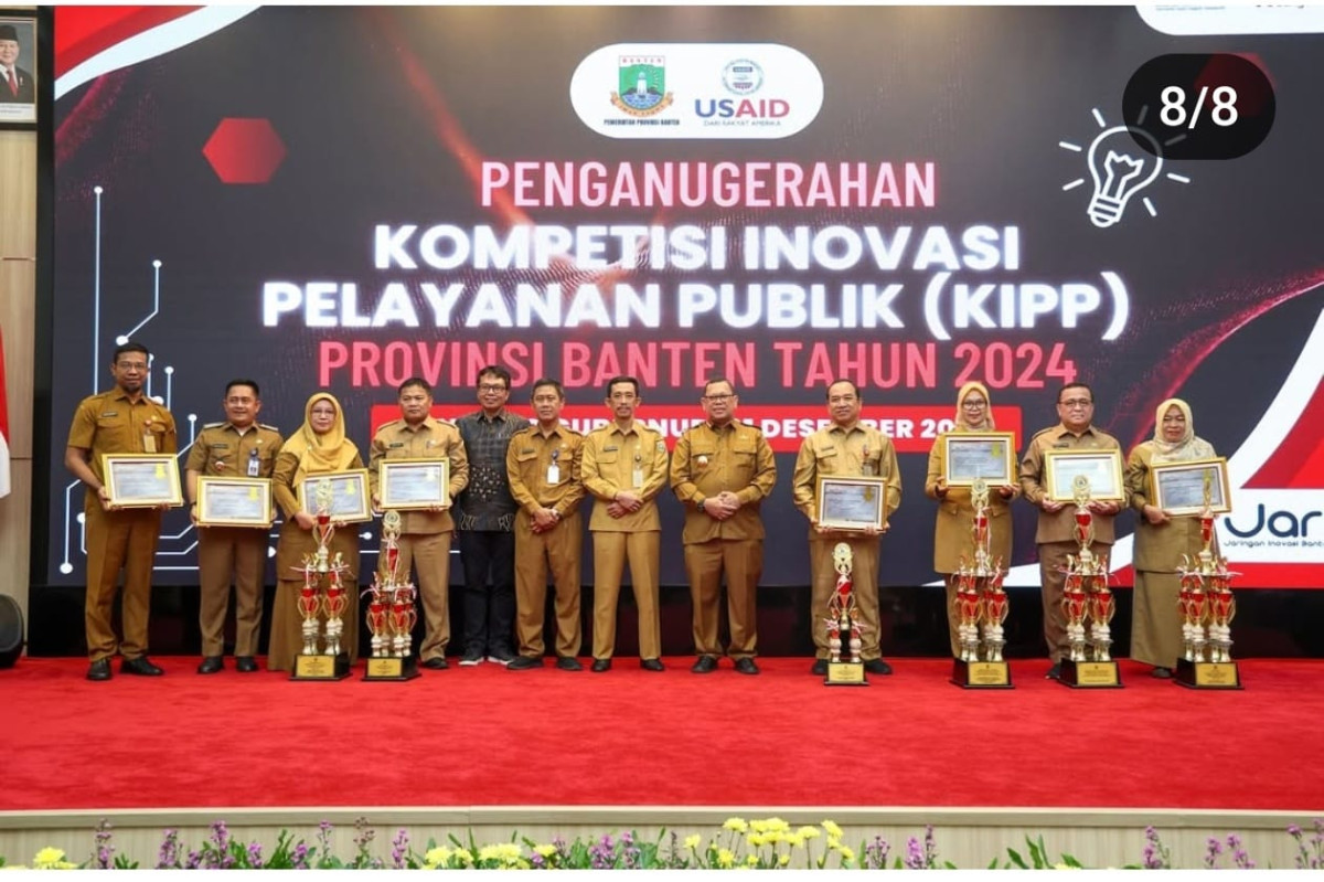 Penganugerahan Kompetisi Inovasi Pelayanan Publik (KIPP) Provinsi Banten Tahun 2024