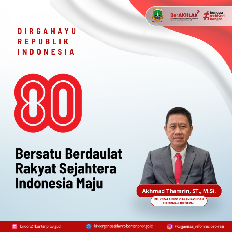 DIRGAHAYU RI KE-80